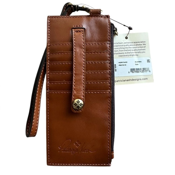 Patricia Nash Leather Alanna Wristlet Wallet - Picture 2 of 5